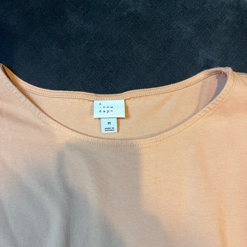 A New Day Light Peach Tee